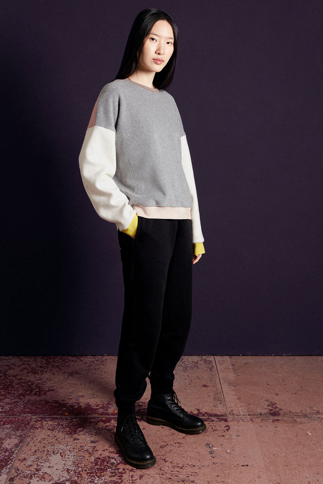 Buy Women Solid Athleisure Sweatshirt Online at just Rs